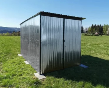 Vieno automobilio skardinis garažas 2×3 m Vienšlaitis Cinkuota