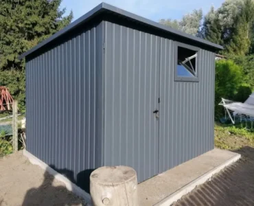 Įrankių namelis 3×3 m Vienšlaitis Grafito spalva