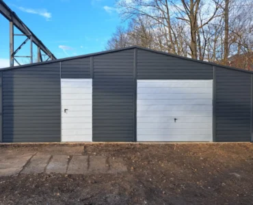 Skardinis angaras 9×20 m Dvišlaitis Grafito spalva