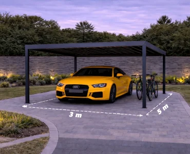 Carport 3x5 Aliumininis Automobilio Stoginė