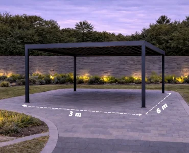 Carport 3x6 Aliumininis Automobilio Stoginė