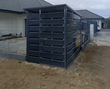 Šiukšlių stoginė 1,5x2 m – Grafitas, II rūšis