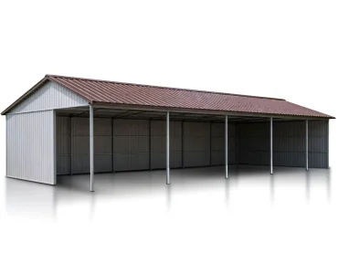 Skardinė stoginė 50x10 m – stogas dvišlaitis, Aliuminis