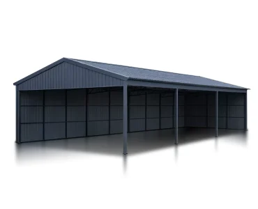 Skardinė stoginė 10x20 m – stogas dvišlaitis, Grafitas