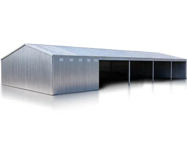 Skardinė stoginė 27x10 m – stogas dvišlaitis, Cinkuotas