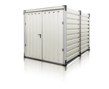 Sandėliavimo konteineris 3 m – Balta RAL 9002