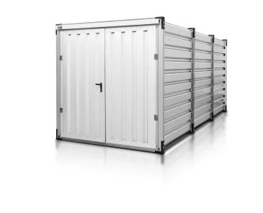 Sandėliavimo konteineris 5 m – Balta RAL 9010