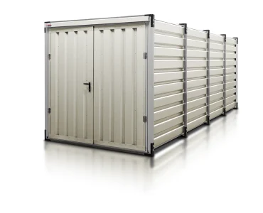 Sandėliavimo konteineris 6 m – Balta RAL 9002