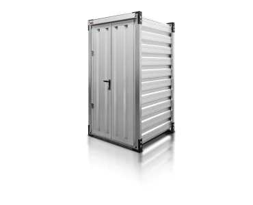 Sandėliavimo konteineris 1,38 m – Aliuminis RAL 9006