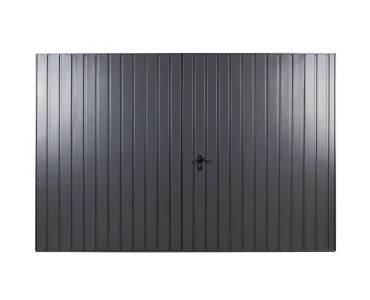 Dvivėriai vartai 2x2 m, vertikalus profiliavimas, plokštė 10 cm