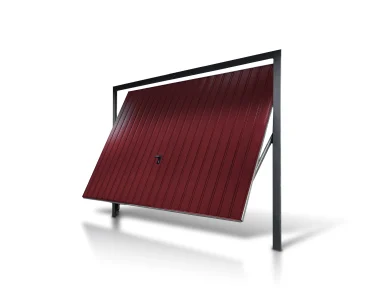 Pakeliami vartai 2,5x2 m, vertikalus profiliavimas, plokštė 10 cm