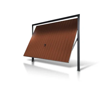 Pakeliami vartai 4x2 m, vertikalus profiliavimas, plokštė 10 cm