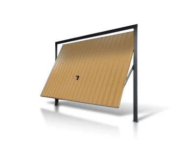 Pakeliami vartai 2,5x2,5 m, vertikalus profiliavimas, plokštė 10 cm