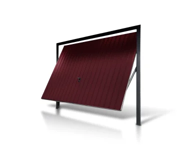 Pakeliami vartai 4x2,5 m, vertikalus profiliavimas, plokštė 10 cm