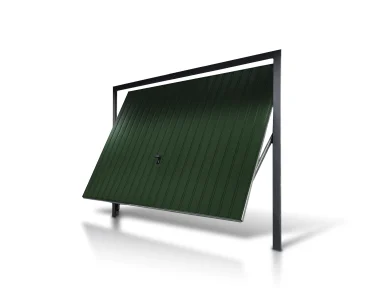 Pakeliami vartai 3,5x2 m, vertikalus profiliavimas, plokštė 10 cm