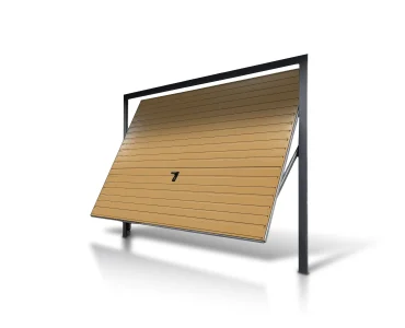 Pakeliami vartai 2,5x2,5 m, horizontalus profiliavimas, plokštė 10 cm