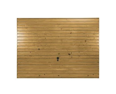 Pakeliami vartai 2,5x2,5 m, Medžio imitacijos, horizontalus profiliavimas, plokštė 10 cm