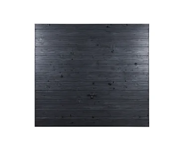 Pakeliami vartai 2x2 m, Medžio imitacijos, horizontalus profiliavimas, plokštė 17 cm