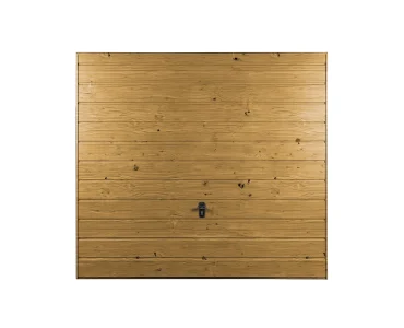 Pakeliami vartai 2,5x2,5 m, Medžio imitacijos, horizontalus profiliavimas, plokštė 17 cm