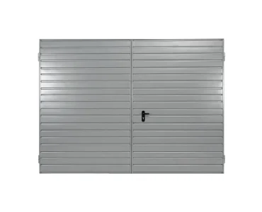 Dvivėriai vartai 2x3 m, horizontalus profiliavimas, plokštė 10 cm