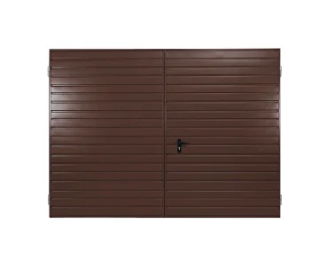 Dvivėriai vartai 2x4 m, horizontalus profiliavimas, plokštė 10 cm