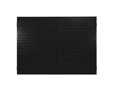Dvivėriai vartai 2,5x2 m, horizontalus profiliavimas, plokštė 10 cm