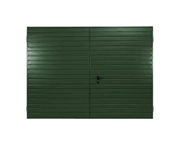 Dvivėriai vartai 2x2,5 m, horizontalus profiliavimas, plokštė 10 cm
